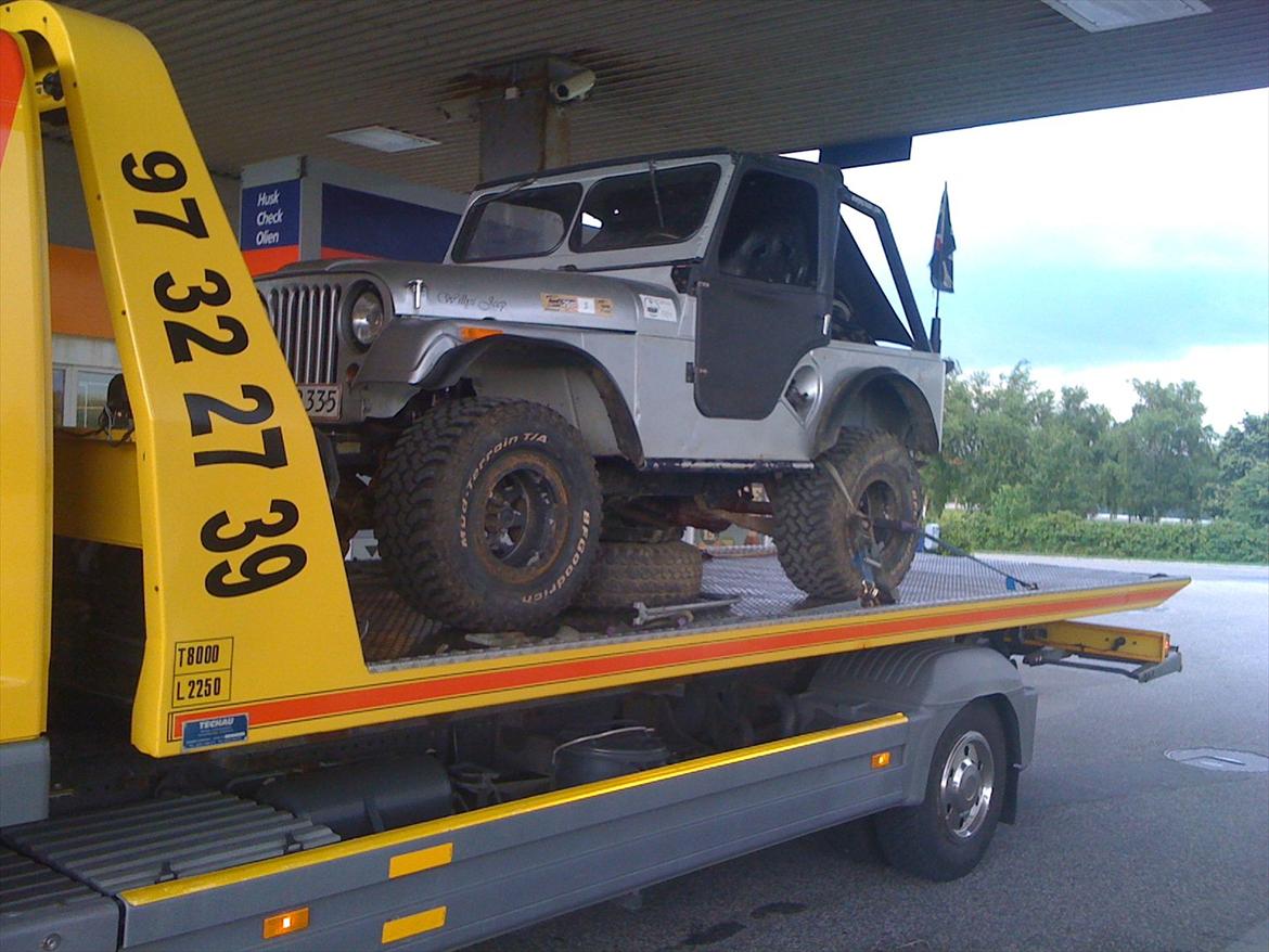 Jeep m38a1 sommervogn - på vej hjem med bilen billede 2