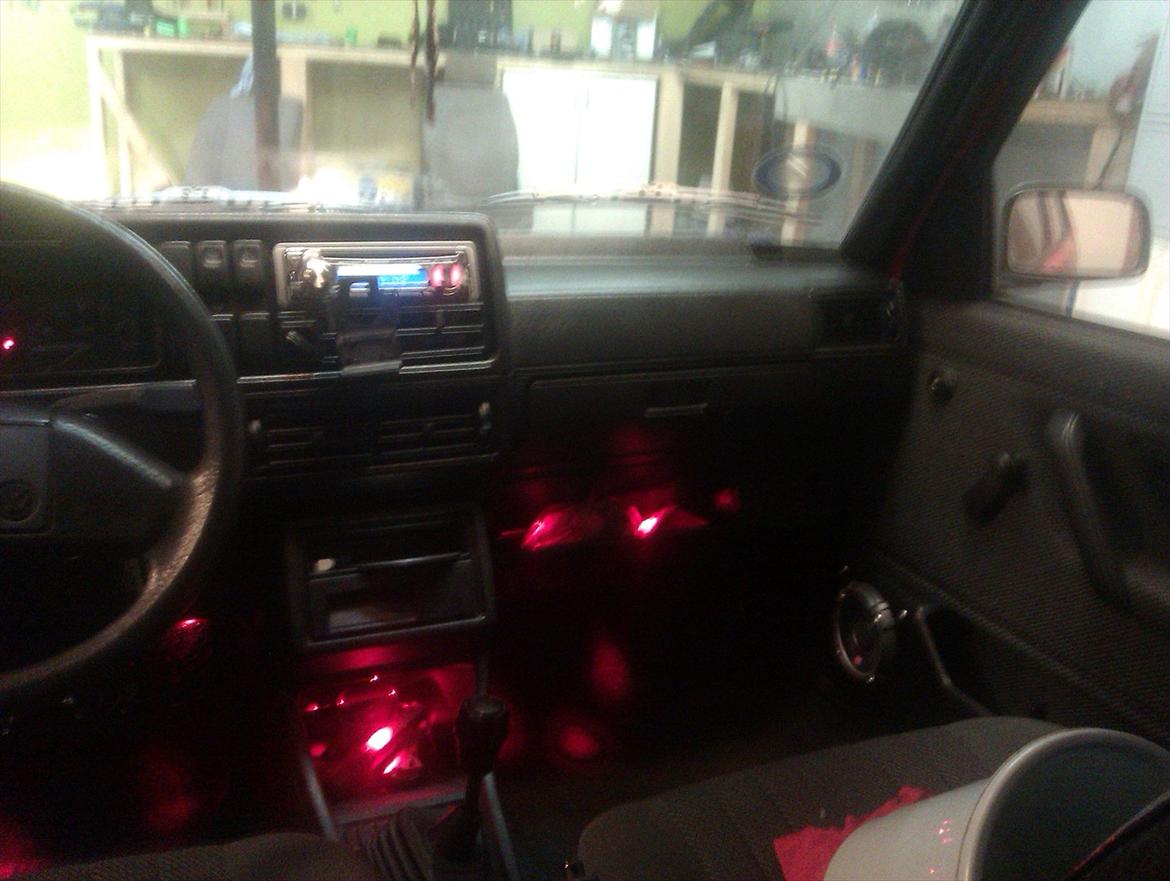 VW golf 2 1.3  total skadet billede 16