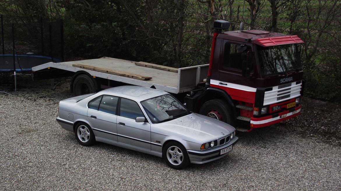 BMW E34 BYTTET - sammen med fars Scania. billede 8