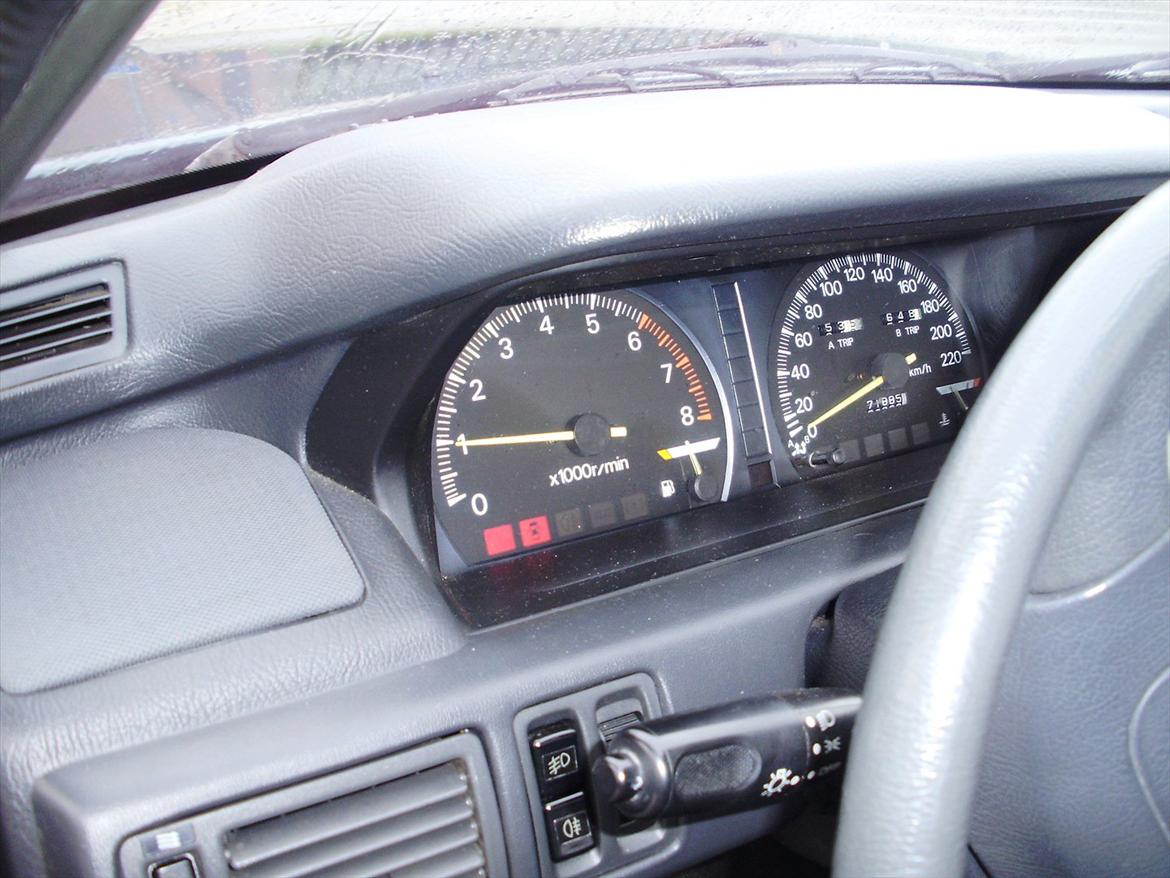 Mitsubishi Galant 1.8 glsi(Skrottet pga bagtøj røg af:-) - speedo billede 14