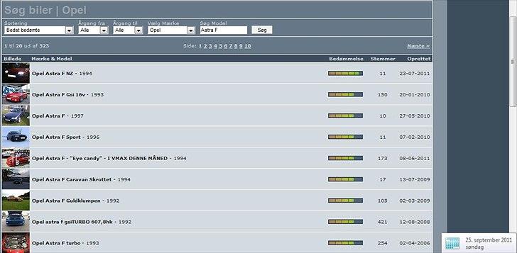 Opel Astra F NZ - Bedst Bedømte under alle Opel Astra F. D. 25-09-11 billede 18