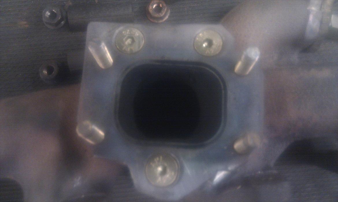 Peugeot 306 HDI (220-240 hk) Break st.car - adapter plade til turbo , da orig køre 3 bolt og den nye køre t25 fange billede 18