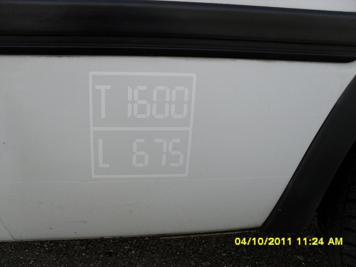 Opel corsa b combo 1,4i (Snehvide) - mine diskrete vægt tavler billede 8