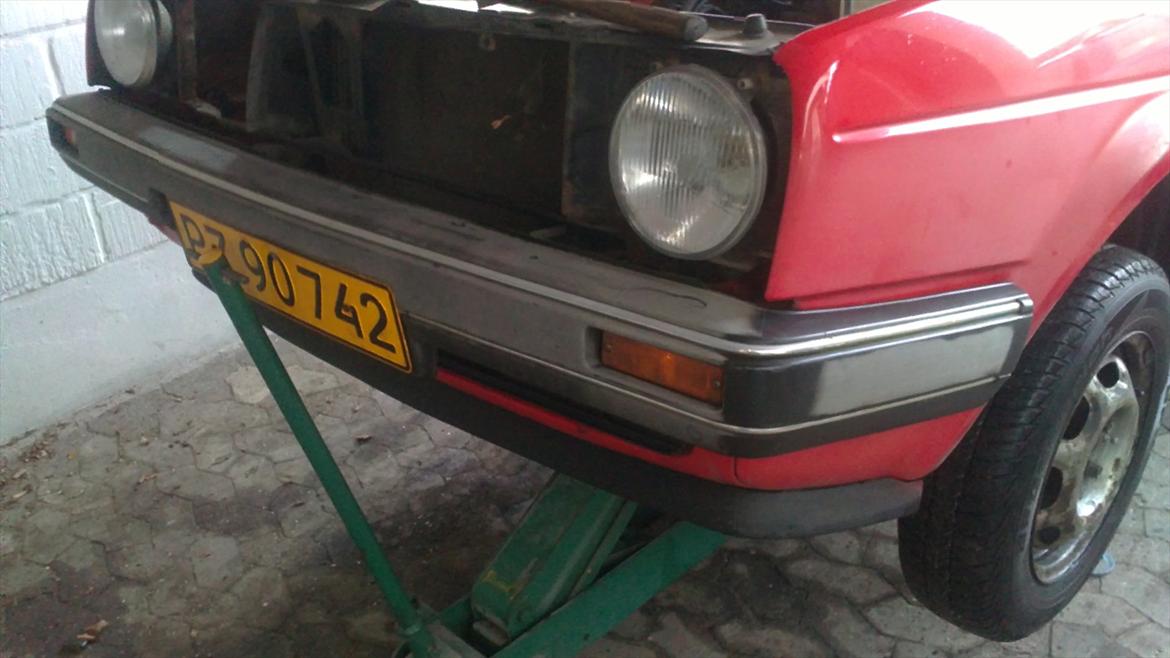 VW Golf 2 1.3 Solgt - En varmeblæser kan gøre gavn billede 4