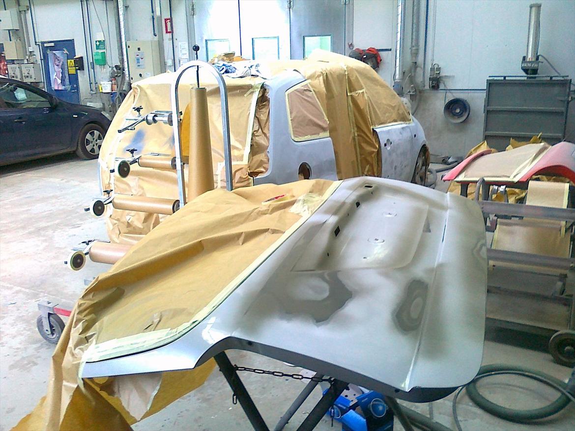 Ford Focus stc  solgt - lakering af bagklap oktober 2011 billede 16