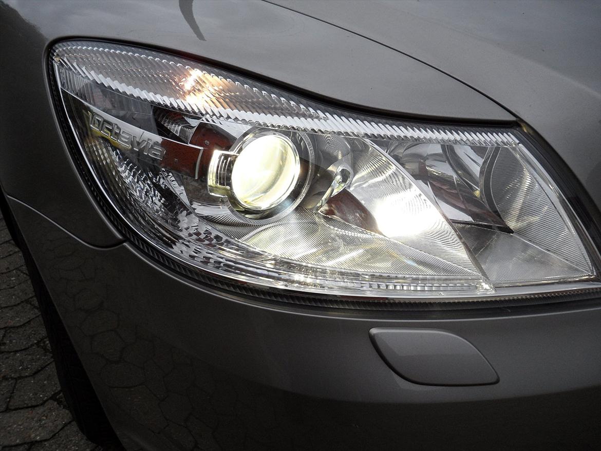 Skoda Octavia 1,6 TDI CR DPF Combi Elegance - Xenon med kurvelys - drejefunktion, dvs lygterne drejer når jeg drejer med rattet... billede 10