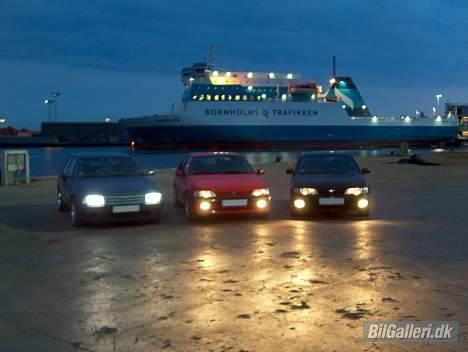 Fiat Croma i.e. (skrottet) - Med drengene på havnen ;) Min Croma, Jespers 405 T16 og Kjærs Almera SR billede 11