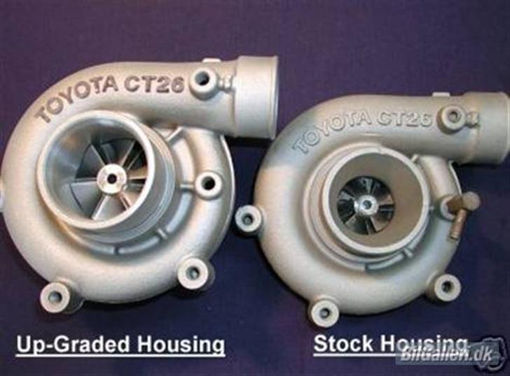 Toyota Landcruiser HJ61 død - det er så forskælden på en orginal turbo og så en opgraderet turbo. og det virker Tak til TURBO.DK billede 3