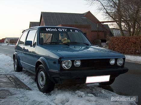 VW Golf 1GT Mini GTi'eren  - Den fine vogn billig bil og sjov det var !! hehe billede 1