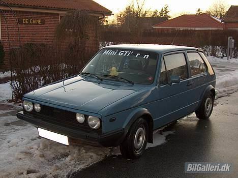VW Golf 1GT Mini GTi'eren  - Den fine vogn billig bil og sjov det var !! hehe billede 5