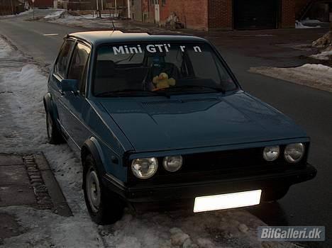 VW Golf 1GT Mini GTi'eren  - Den fine vogn billig bil og sjov det var !! hehe billede 6