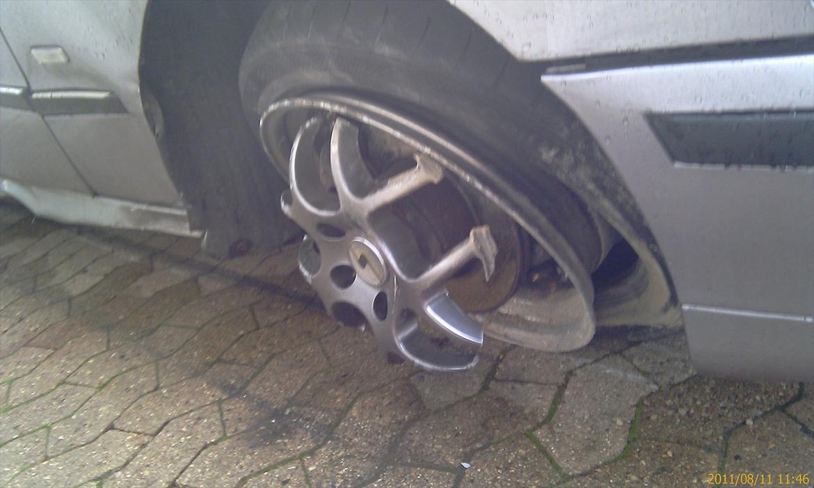 BMW e39 523iA - Selv Schmidt fælge kan få kantridser billede 20