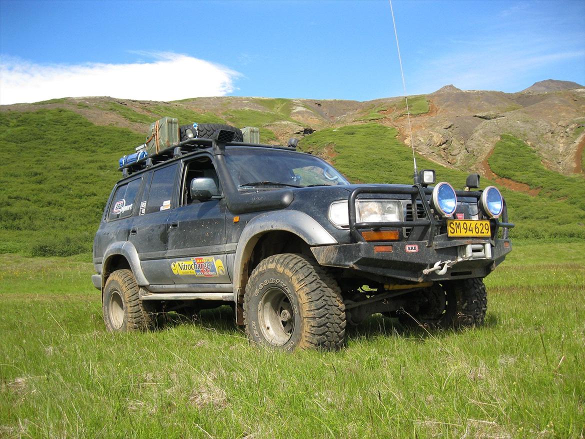Toyota landcruiser vx 80 - et af de mange fede steder på island ... billede 12