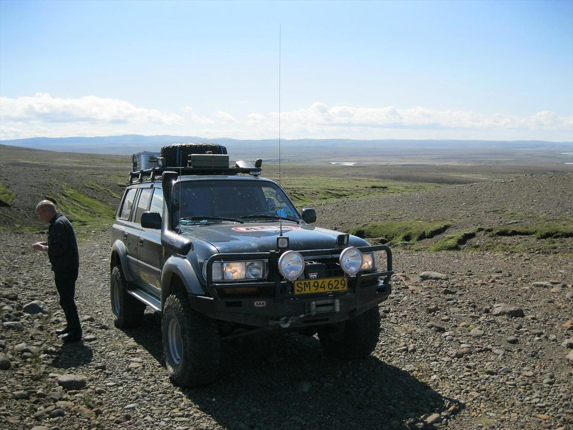 Toyota landcruiser vx 80 - kan man være andet end glad for sådan en gammel 80er .... island 2011 billede 13
