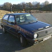 VW golf 2 det blå lyn