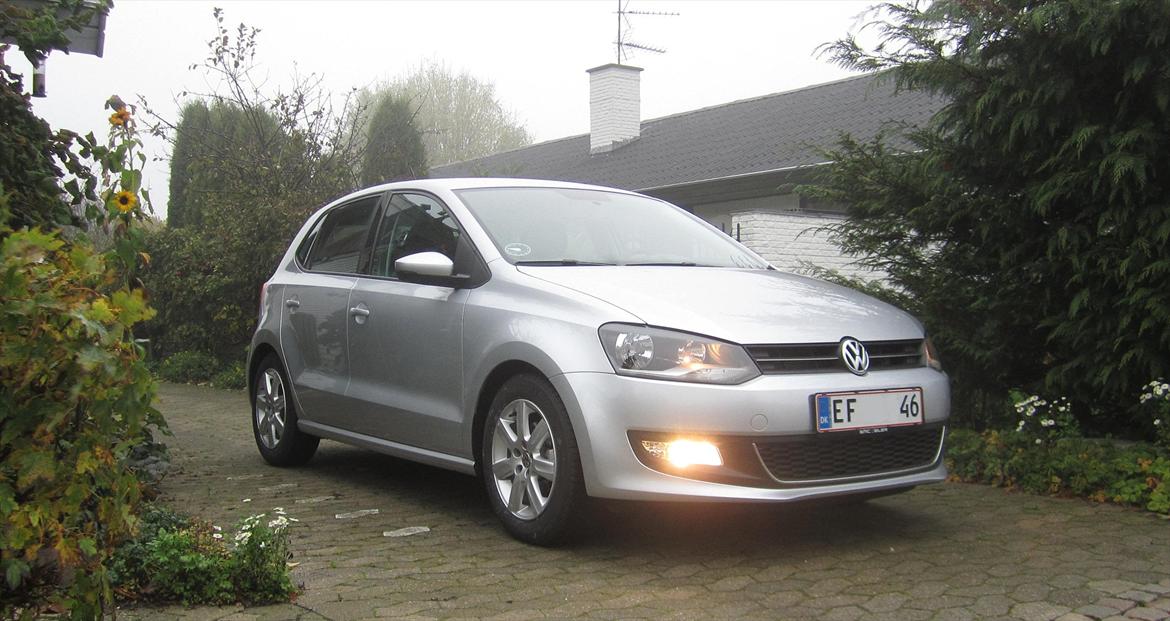 VW Polo 1,2 TSI Highline - De org. 6x15 Riverside alu-fælge bruger jeg som vinterhjul med 185/60TR15 Michelin Alpin. billede 16