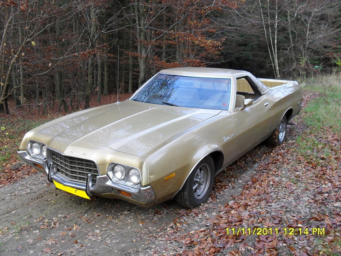 Amerikaner ford ranchero 500 6,6L (goldie) - med de gamle smalle fælge på billede 13