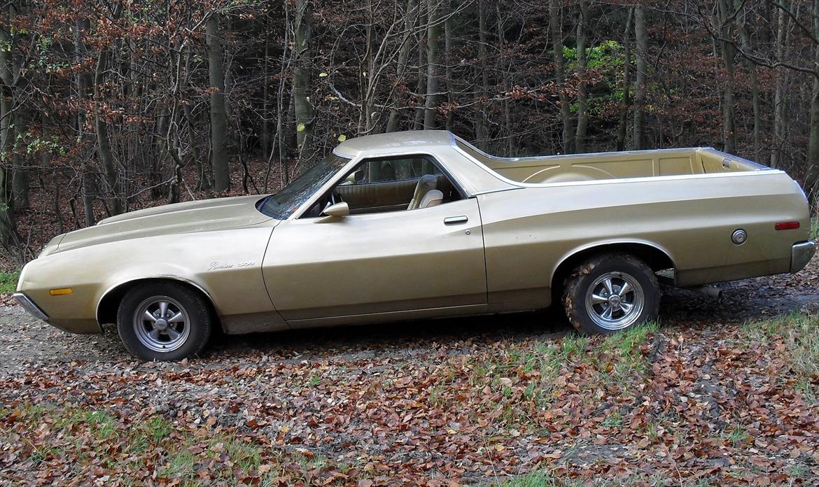 Amerikaner ford ranchero 500 6,6L (goldie) - med de gamle smalle fælge på billede 14
