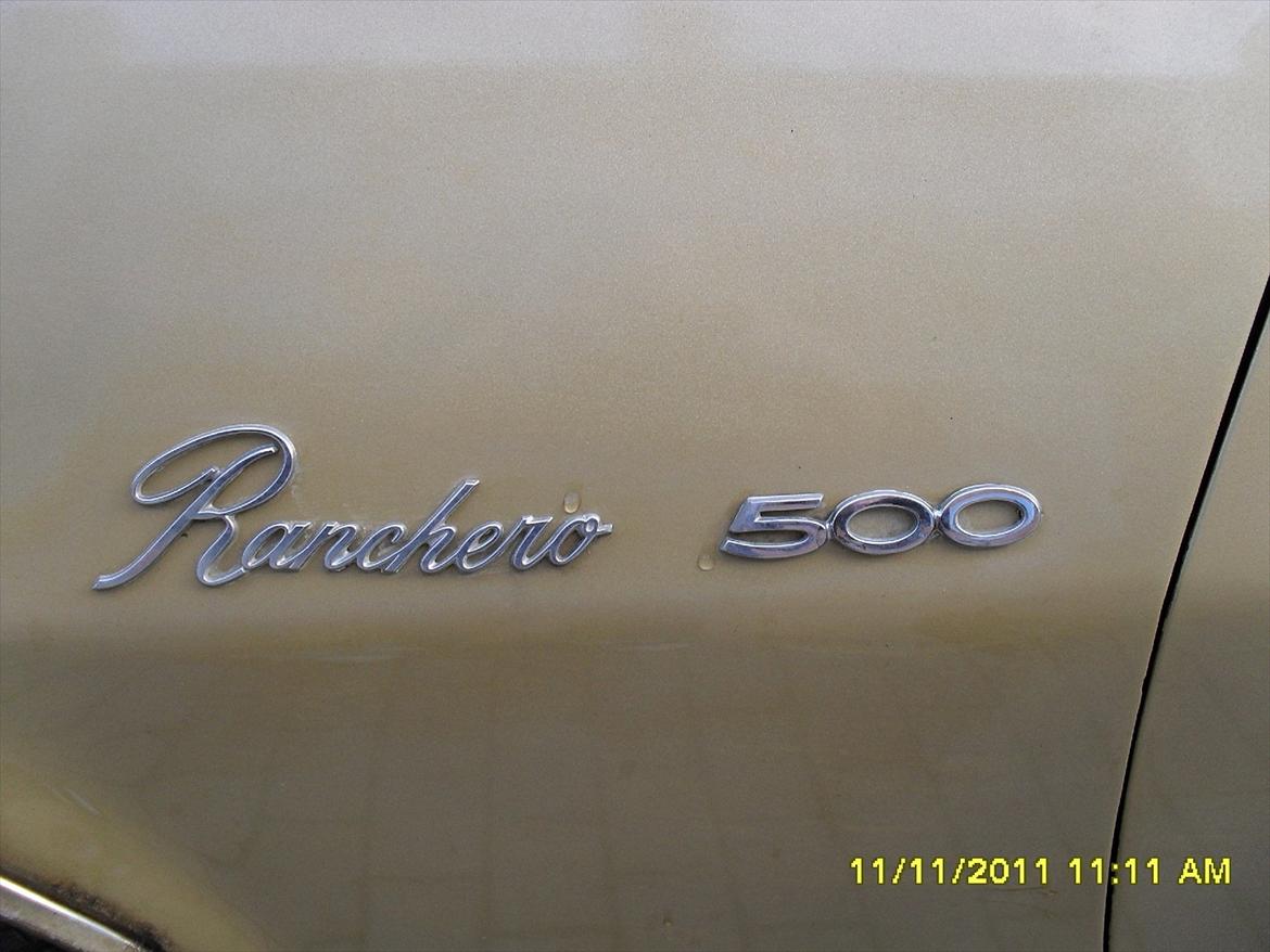 Amerikaner ford ranchero 500 6,6L (goldie) billede 9