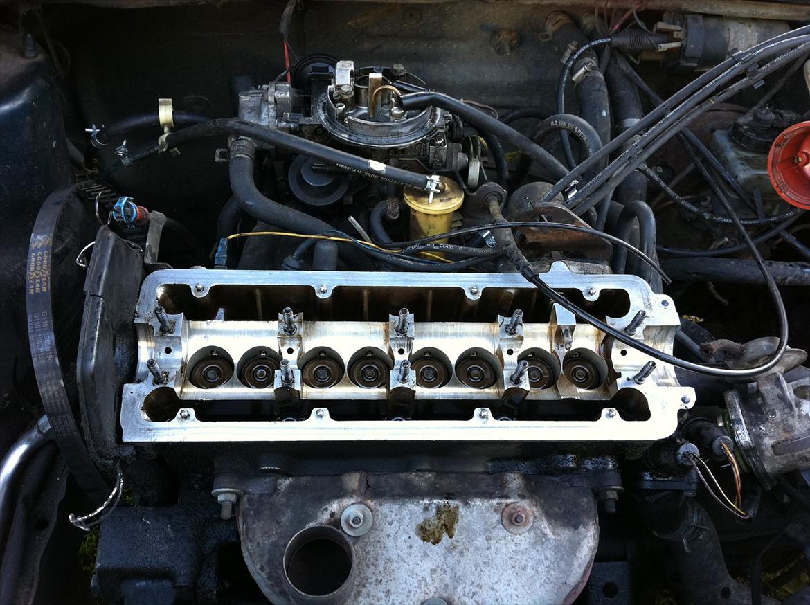 VW golf 2 - mortorrummet der bliver der skiftet ventilpropper hos mine forældre billede 6