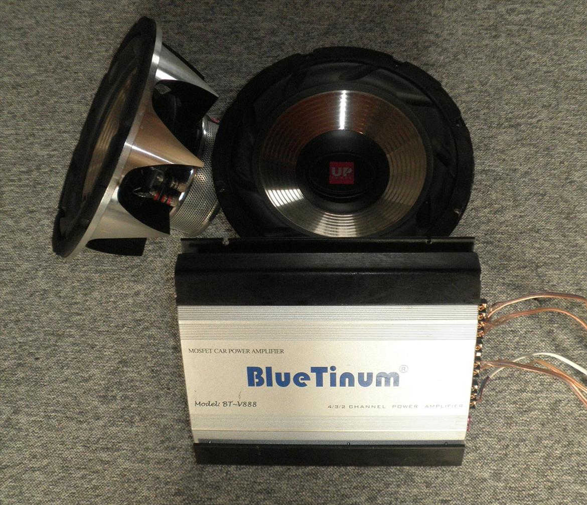 Opel Vectra B - 2 stk 12" 800w med dobbelt svingspole 1000w forstærkere  billede 18