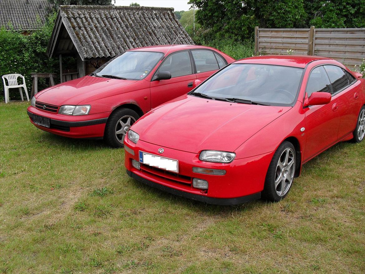 Toyota carina e commander <solgt> - da jeg fik den før polering og lavet skærmkanter, sammen med mazdaen :) billede 7