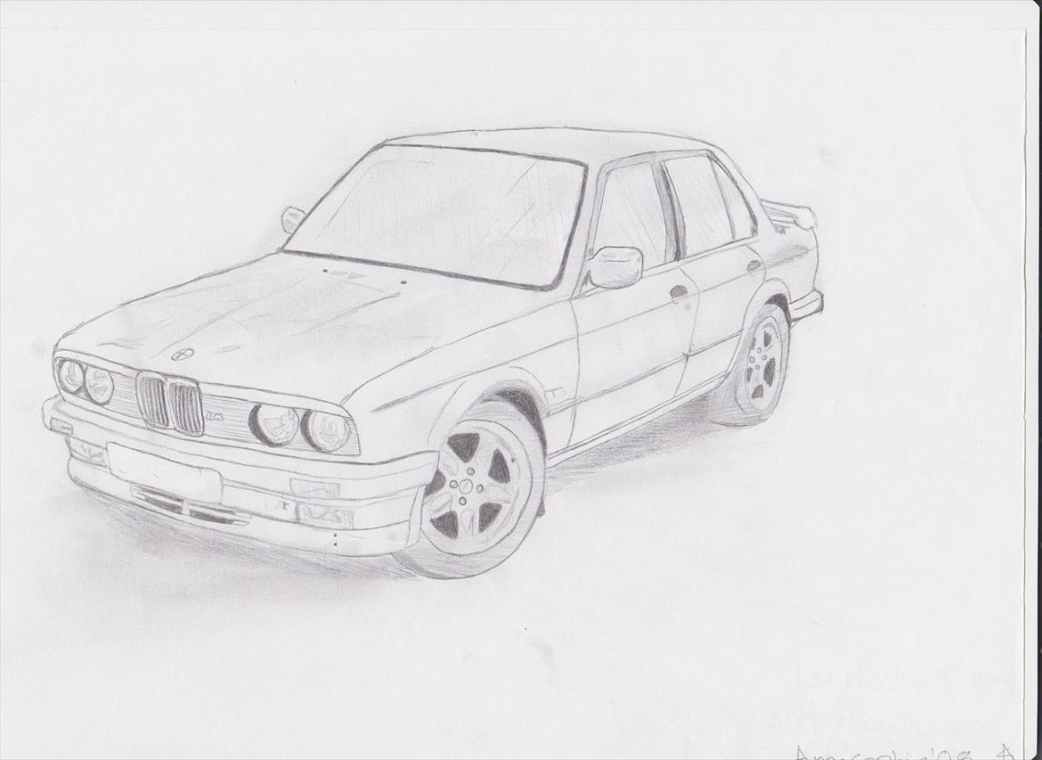 BMW E30 325i - Tegnet af en god veninde tilbage i '08 billede 20