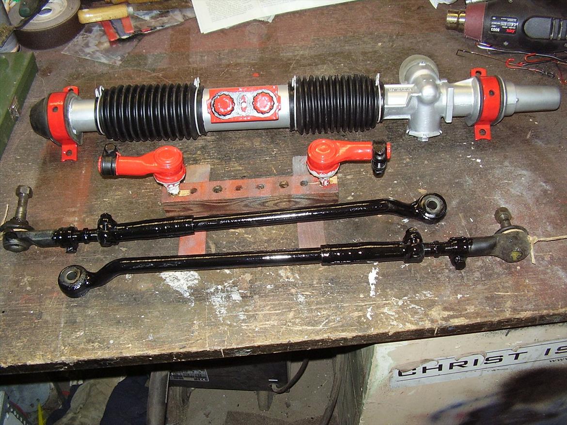 Opel Kadett D - så er styrtøjet blevet malet billede 14