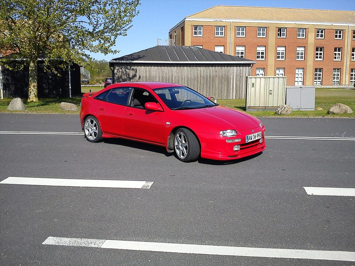 Mazda 323f ba v6 <byttet til perlemorshvid e36> <købt ig billede 6