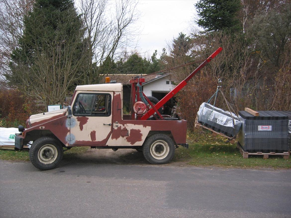 Peugeot 4x4 Entrepreneur - Flytter lige en palle tegl. billede 3