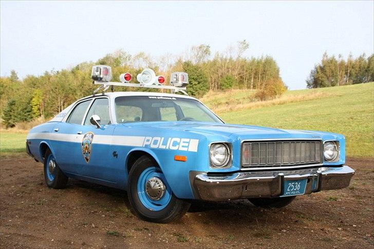 Amerikaner Plymouth Fury - NYPD Copcar billede 1