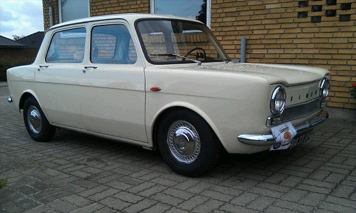 Simca 1000 "Mille" - Lige hjem vendt fra den første tur over grænsen  :-) billede 6