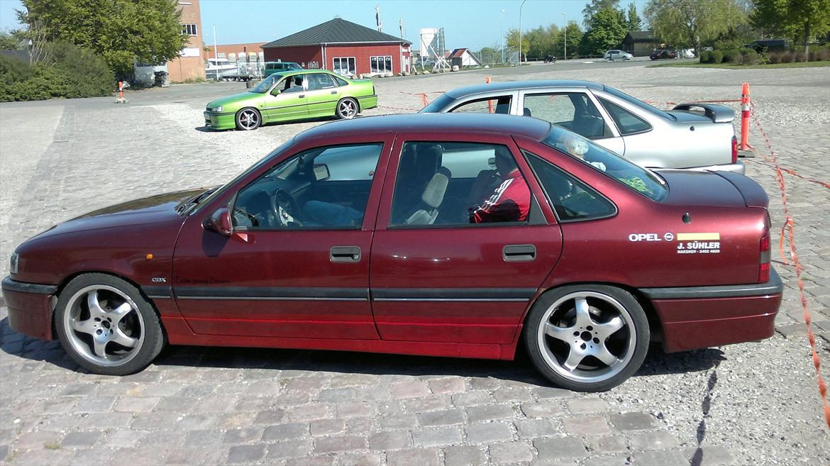 Opel Vectra 2000 KOPI SOLGT - Her er jeg til træf i møn sammen med kluppen OPEL TEAM MØN billede 6