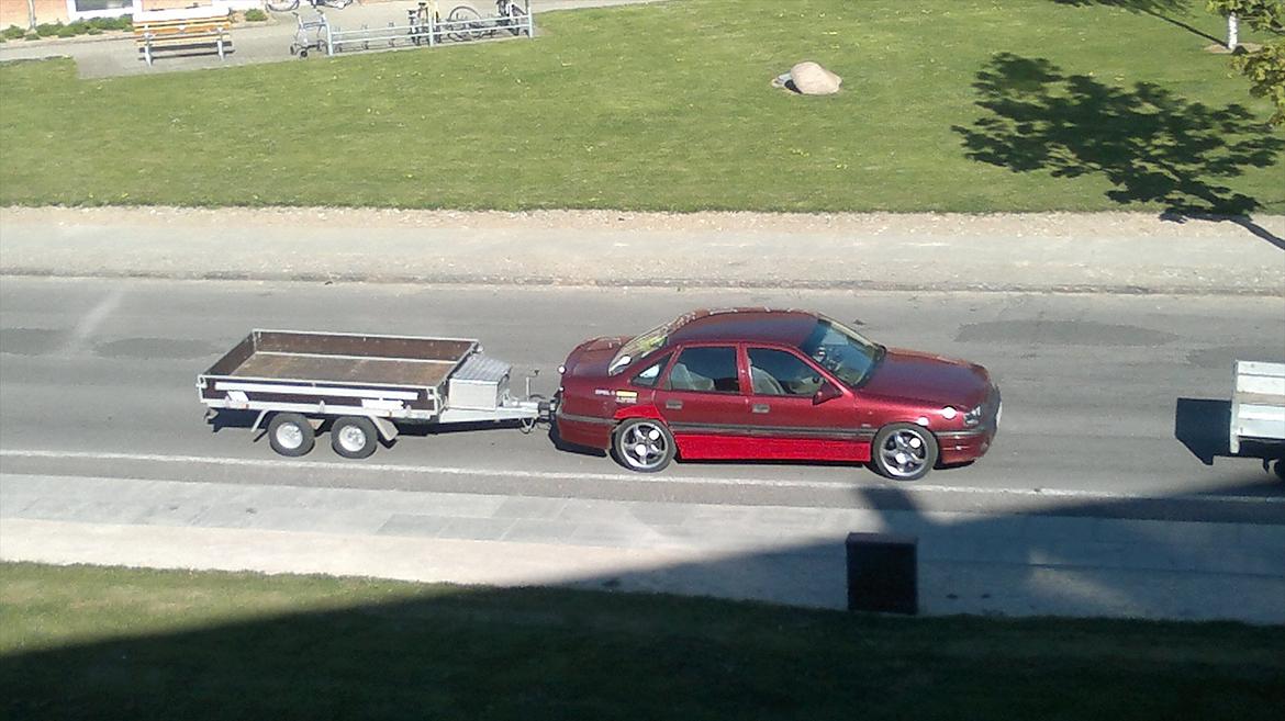 Opel Vectra 2000 KOPI SOLGT - Det er ikke kun for sjov at jeg har min dejlige vectra. den må også arbejder en gang i mellem. Her er jeg i gang med at flytte for min søster. og den måtte virkelig trække nogle læs den dag.  billede 20