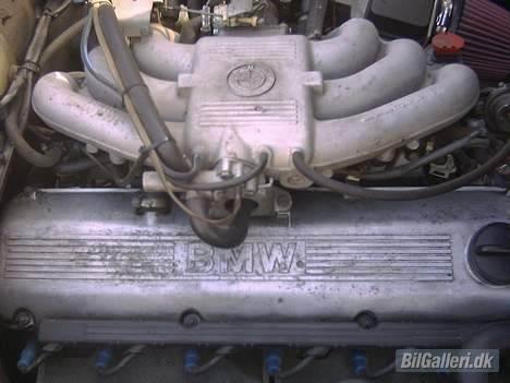 BMW 320i  E30 SOLGT - jaa... der kan man jo så tydeligt se der er 6 cylinder at føde..:P billede 8