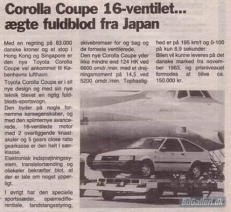 Toyota Corolla GT Coupé ae86 billede 11