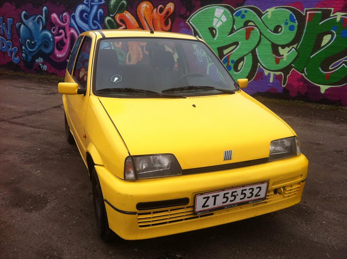 Fiat Cinquecento 1.1 sporting - Et til billede af raceren før folie billede 20