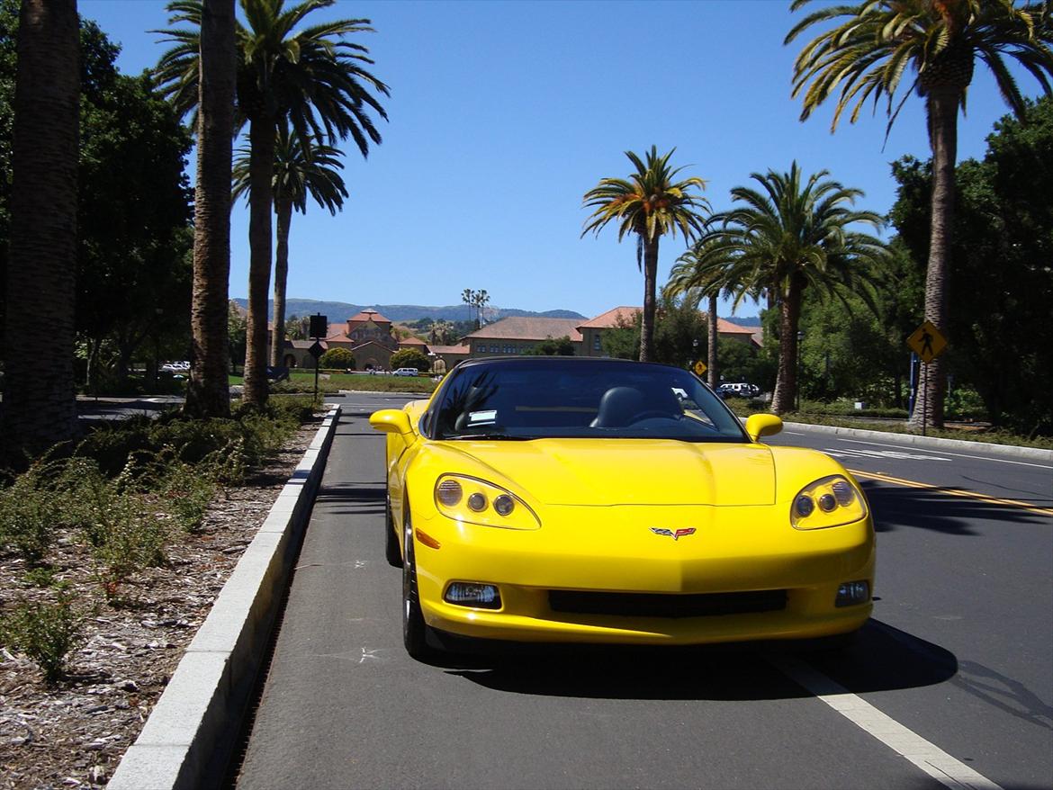 Chevrolet Corvette C6 Coupe - Billede taget på Palm Dr., Stanford University billede 7