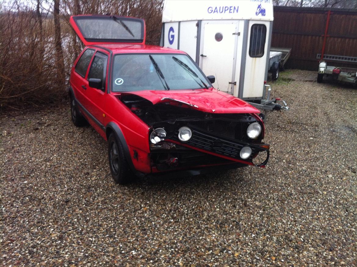 VW Golf 2 Totalskadet Tak lasse U :D  billede 10
