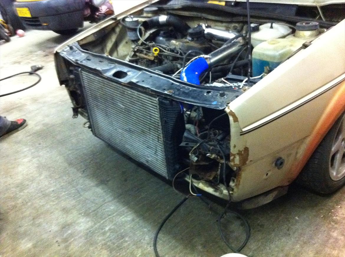 VW Golf 2 TD GT - så kom der intercooler på :) billede 15