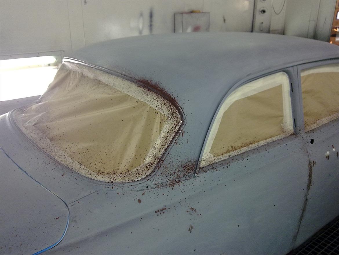 Volvo Amazon 121 Ratcar projekt - Mere fake rust påført inden maling.. billede 9