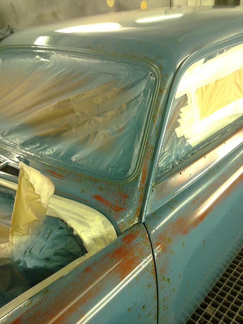 Volvo Amazon 121 Ratcar projekt - lidt airbrush rustløber og til sidst mat klarlak billede 14