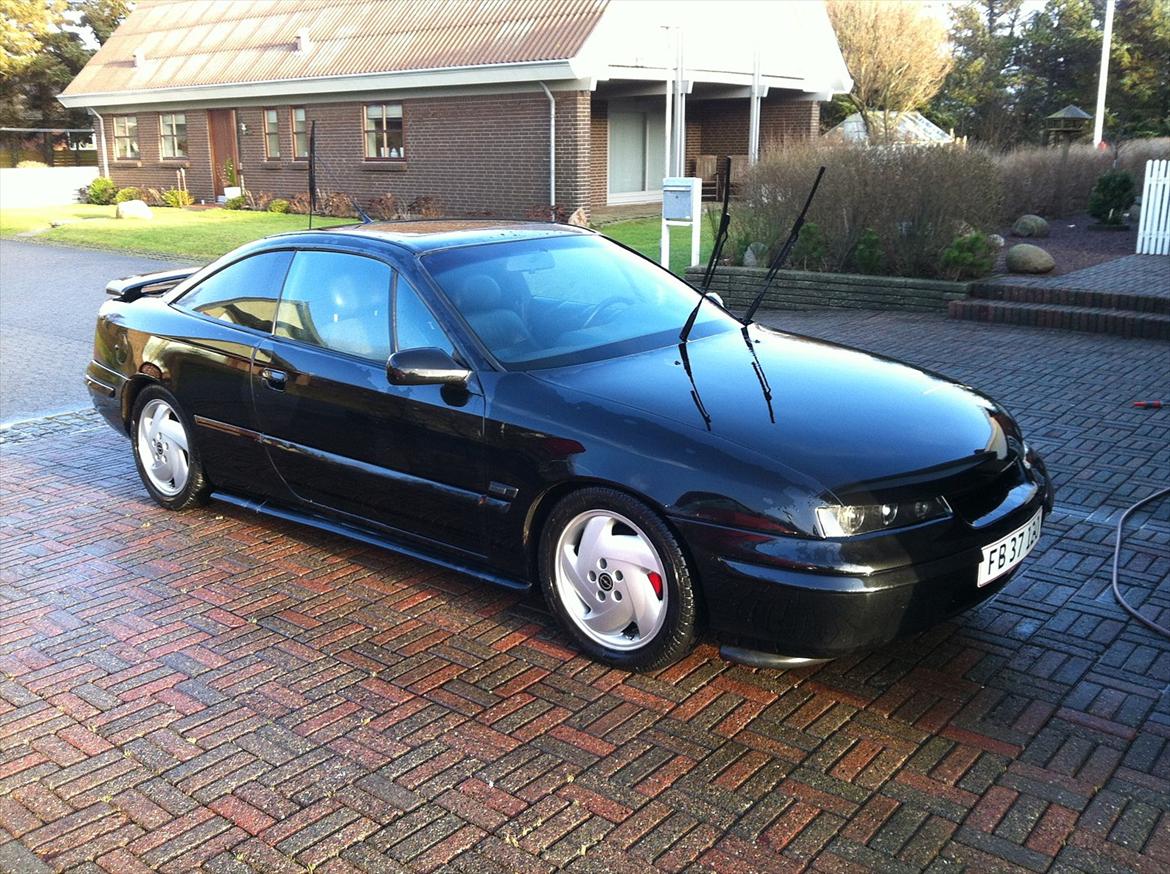 Opel Calibra 4x4 2.0 16v Turbo - Ny vasket nytårs dag, med Org. opel fælge med vinterdæk. billede 11