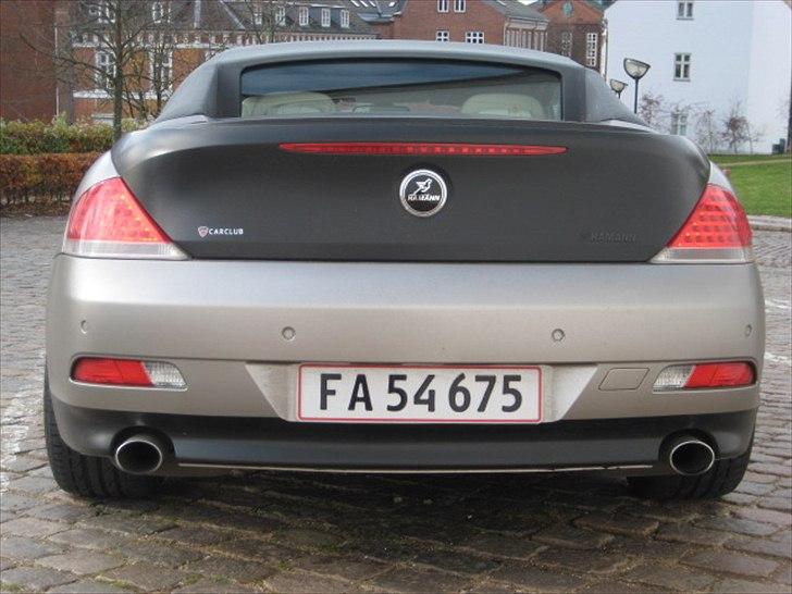 BMW 645 CI Cabrio Hamann Edition - Her er indreg. dette er inden at lygter er blevet malet og udst. sat på. billede 10