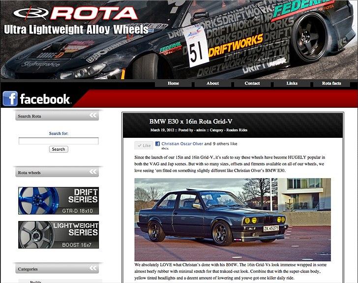 BMW E30 316i 2-dørs - Min BMW på Rota Wheels blog :) Det sku stort :) billede 18