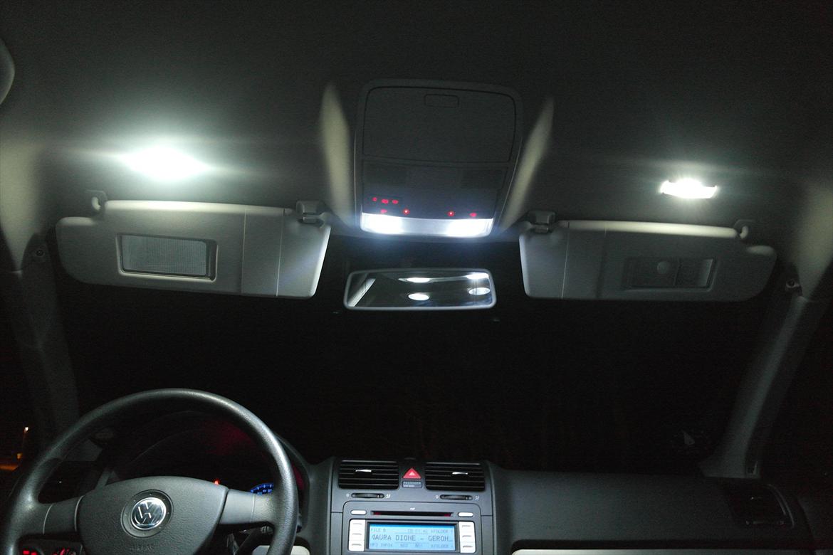 VW Jetta 1.9TDI Comfortline - Kabine belysning i dioder. billede 5