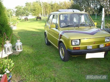 Fiat 126 - kun lidt større end de små heste i baggrunden :P billede 14