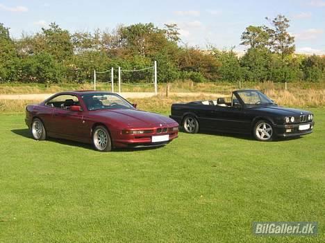 BMW AC Schnitzer cab. *solgt* - Bmw 850 5 liter V12, og så præcis det halve motor i den anden. billede 5