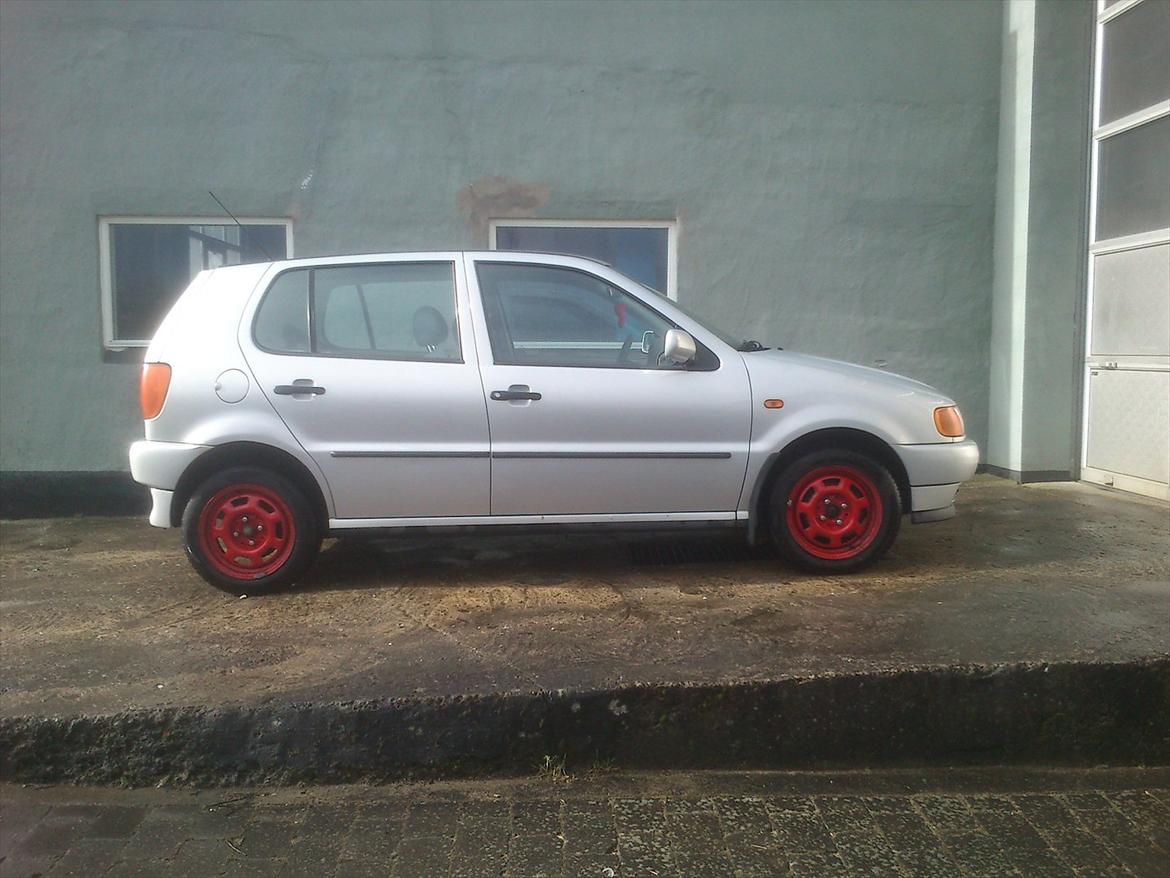 VW Polo 6n ~BetteDora~ - Bette fin og nyvasket og med sine røde vintersutter :) billede 12