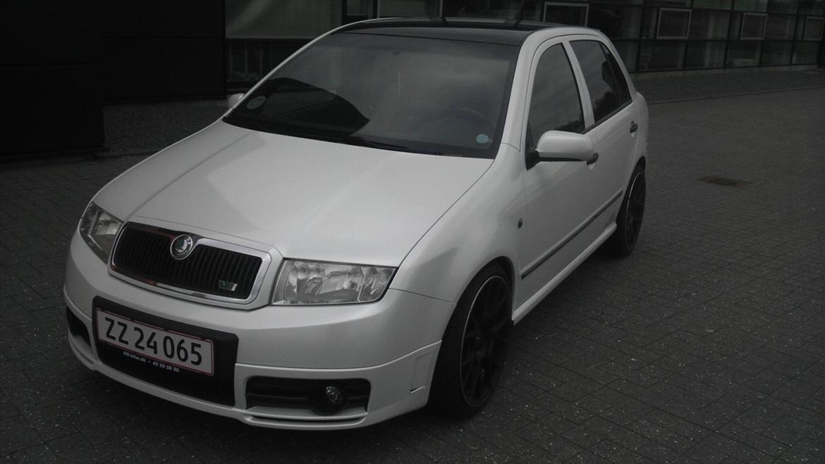 Skoda Fabia RS - Så er den blevet hvid billede 1